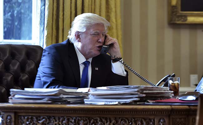 President Trump on Phone